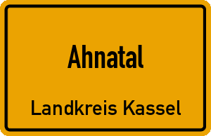 Ortschild Ahnatal