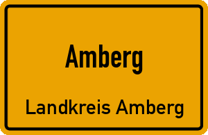 Ortschild Amberg