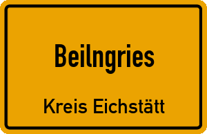 Ortschild Beilngries