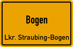 Ortschild Bogen