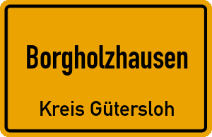 Ortschild Borgholzhausen