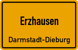 Ortschild Erzhausen