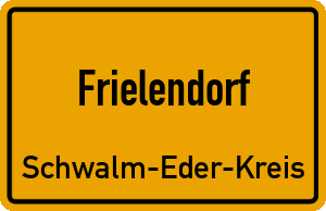 Ortschild Frielendorf