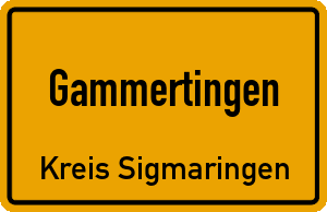 Ortschild Gammertingen