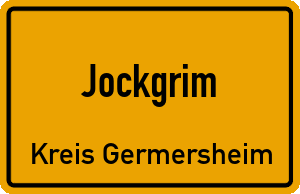Ortschild Jockgrim