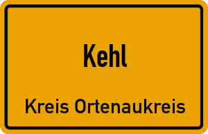 Ortschild Kehl