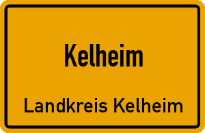 Ortschild Kelheim