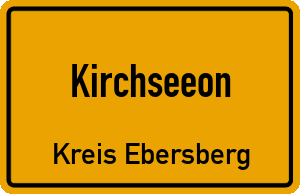 Ortschild Kirchseeon