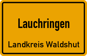Ortschild Lauchringen