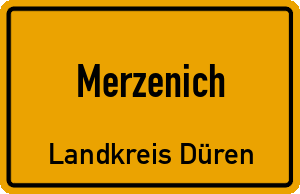 Ortschild Merzenich