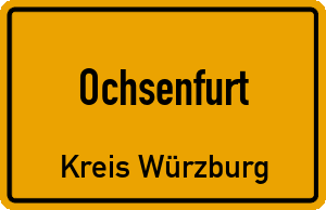Ortschild Ochsenfurt