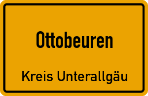 Ortschild Ottobeuren