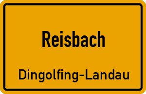 Ortschild Reisbach