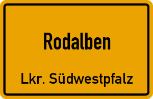 Ortschild Rodalben