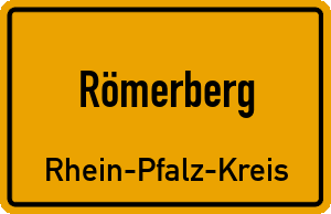 Ortschild Römerberg