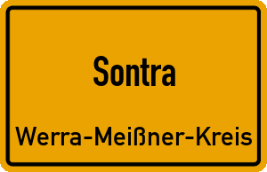 Ortschild Sontra