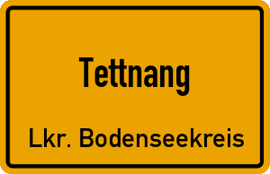 Ortschild Tettnang